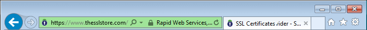 IE Green Bar SSL
